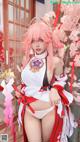 Coser@Byoru: Yae Miko x Raiden Shogun (95 photos) P66 No.a99062