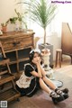 Beautiful Kwon Hyuk Jeong cute pose with maid outfit (13 photos) P6 No.91ef27