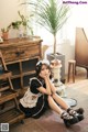 Beautiful Kwon Hyuk Jeong cute pose with maid outfit (13 photos) P7 No.d8bc60 Image No. 13